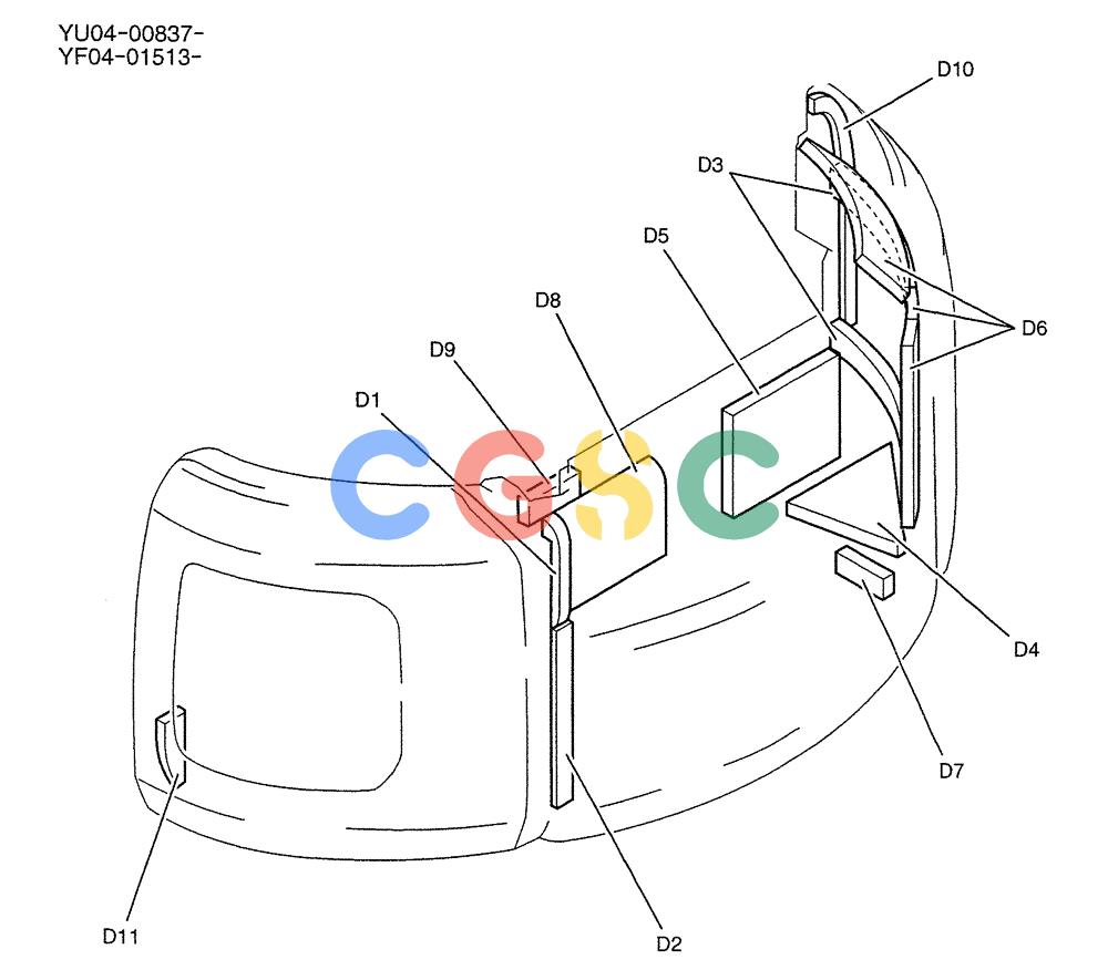 纽荷兰零件查询(E235SRLC) - CRAWLER EXCAVATOR BTW YU04-00837 - YU04-01417 (01-002[02]) - COUNTERWEIGHT ASSY New Holland Constructuion