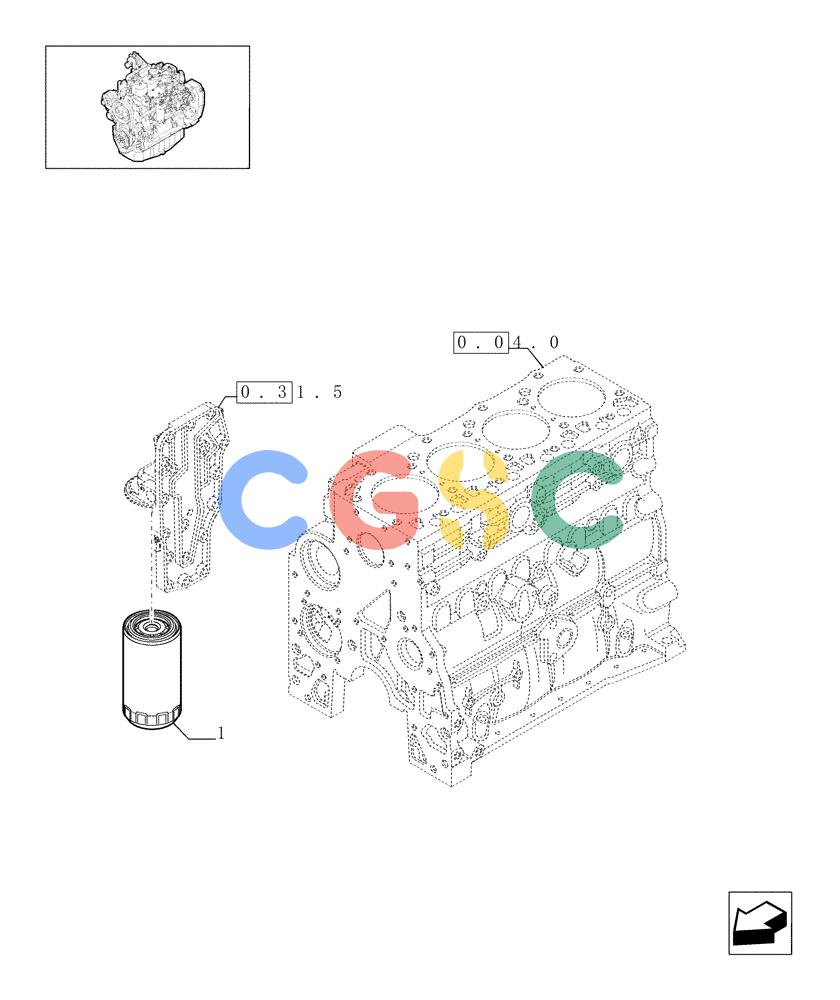 神钢零件查询(F4GE9484A J602) - ENGINE 504209732 - 87527545 (1/07-12/10) (0.30.2[01]) - OIL FILTERS - ENGINE (504074042) Kobelco