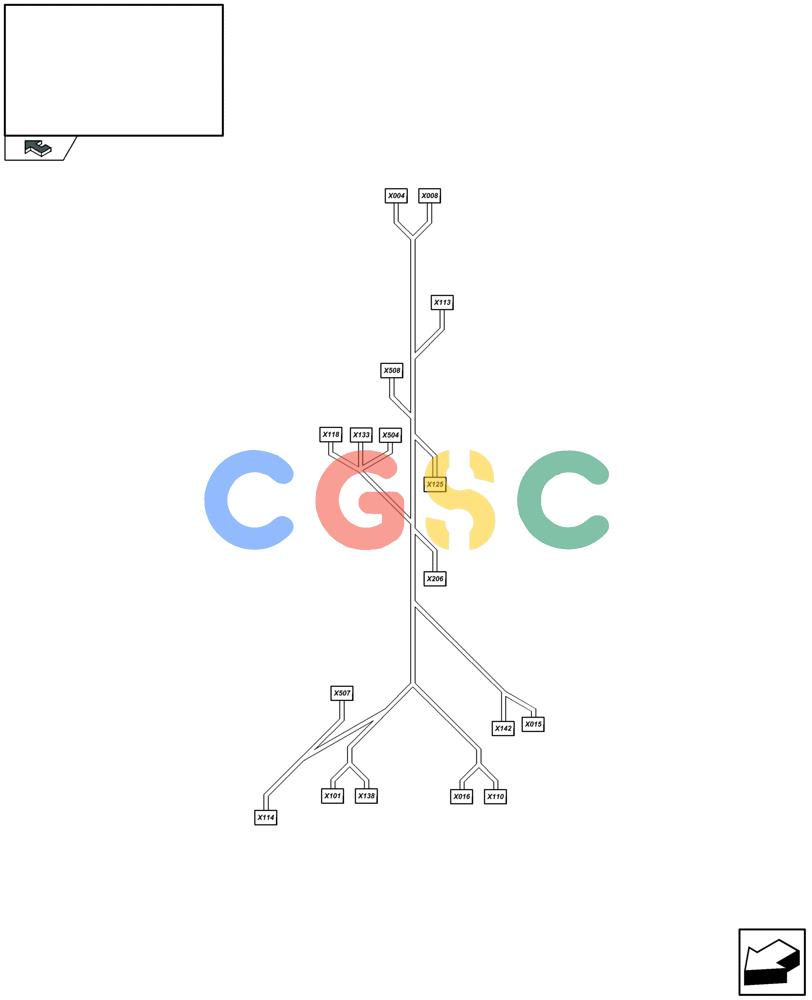 凯斯零件查询(LB433S) - BIG RECTANGULAR BALER (9/08-12/12) (06.528[01]) - CABLE HARNESS: 87752222 - C813 Case Agriculture
