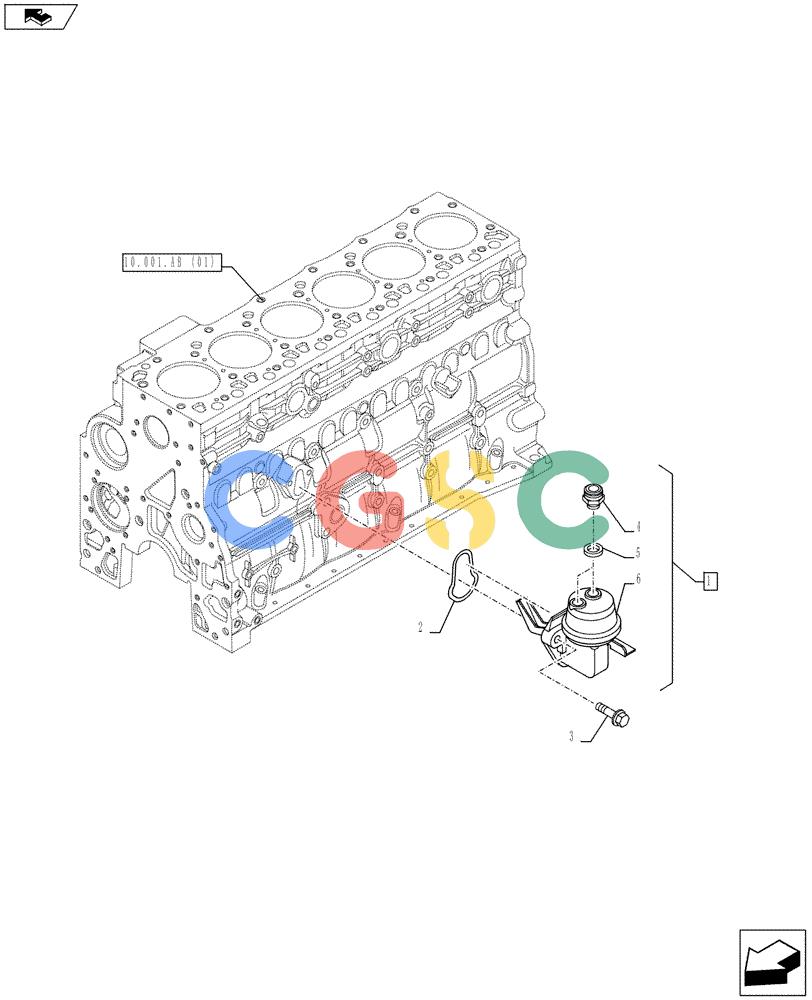 神钢零件查询(F4GE9684G J601) - ENGINE - 504375341 - 84250441 (7/13-) (10.210.AO) - FUEL PUMP Kobelco