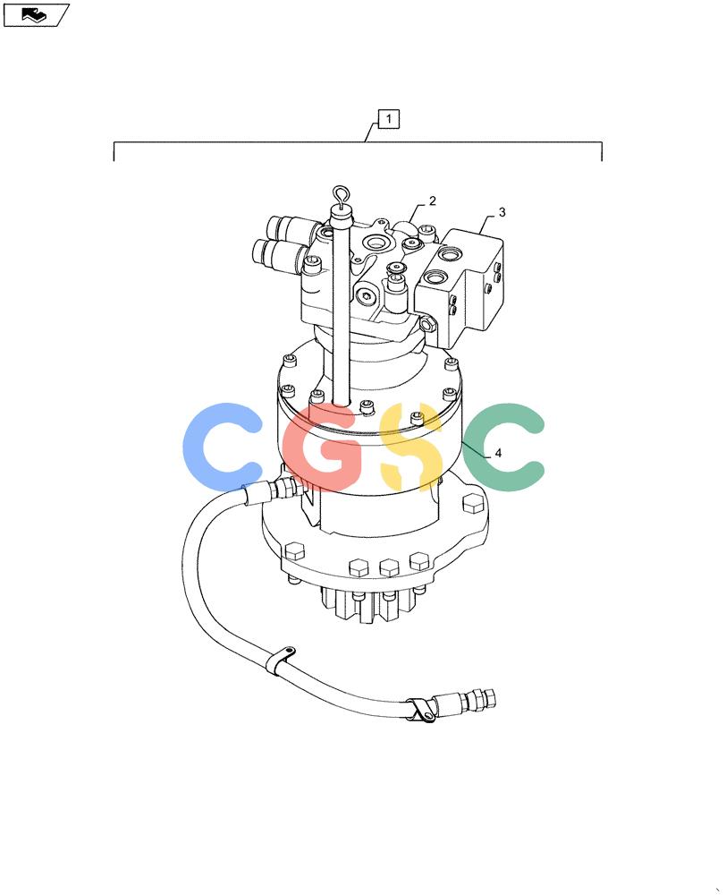 神钢零件查询(ED160 BLADE) - HYDRAULIC EXCAVATOR - ASN LH02-01501 (9/12-12/13) (35.352.AJ[01]) - SWING REDUCTION UNIT Kobelco