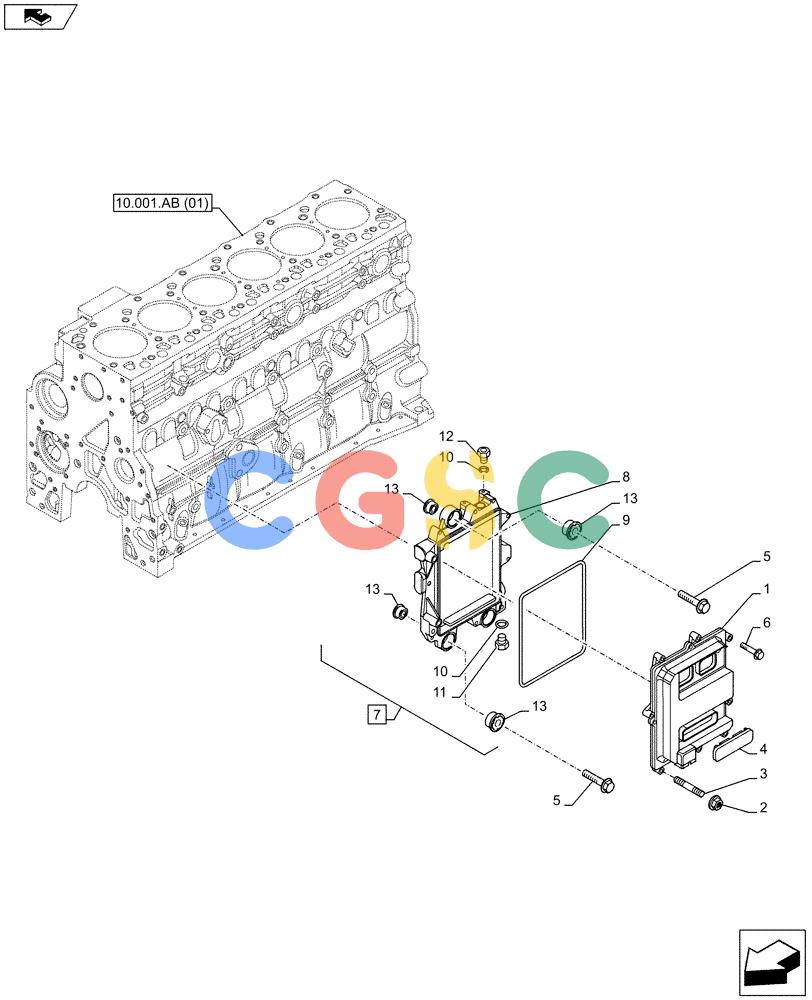 神钢零件查询(F4HFE6138 A002) - ENGINE - 5801448559 - 84312222 (1/10-) (55.015.AA) - ENGINE, CONTROL, UNIT Kobelco