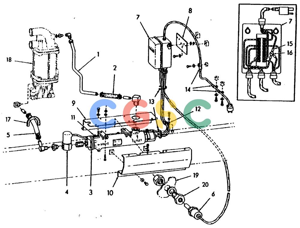 纽荷兰零件查询(65B) - MOTORGRADERS (A4.06/2[001]) - ENGINE COOLANT & OIL HEATER New Holland Constructuion