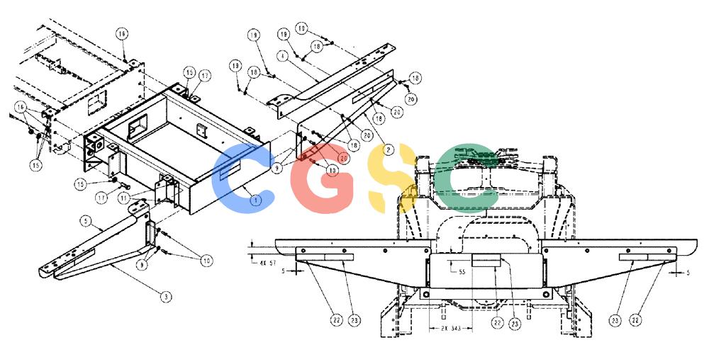 凯斯零件查询(810) - FLEX-AIR APPLICATOR - 2009 (9/09-12/11) (05-006) - EXTENSION GROUP, 70', 46" Case Agriculture