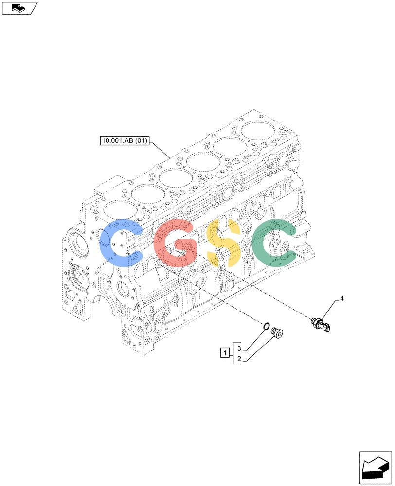 神钢零件查询(F4GE9684G J601) - ENGINE - 504375341 - 84250441 (7/13-) (55.013.AB) - ENGINE OIL, PRESSURE SWITCH Kobelco