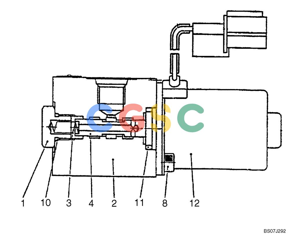 神钢零件查询(SK170 ACERA M-9) - CRAWLER EXCAVATOR - TIER 3 NON-REGULATED (1/12-12/13) (88.100.03[07]) - SOLENOID VALVE, ASSY (ROTATION) Kobelco