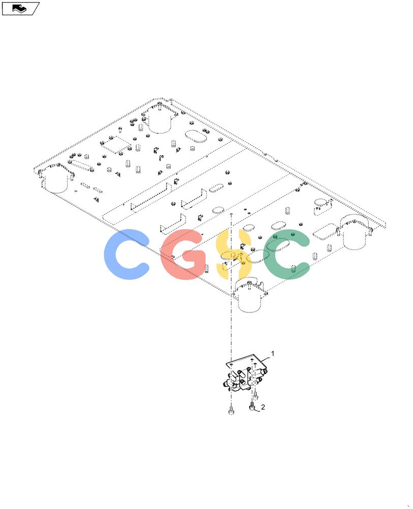 神钢零件查询(ED160 BLADE) - HYDRAULIC EXCAVATOR - ASN LH02-01501 (9/12-12/13) (35.353.AR) - CONTROL BLOCK Kobelco