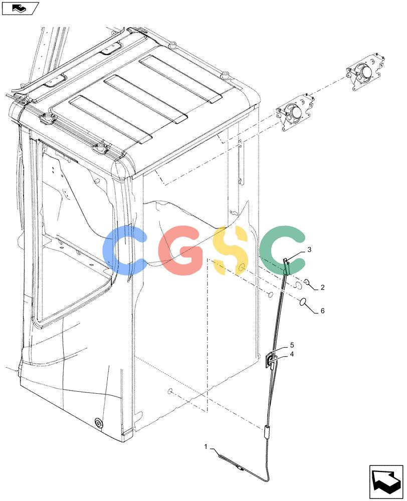神钢零件查询(ED160 BLADE) - HYDRAULIC EXCAVATOR - ASN LH02-01501 (9/12-12/13) (55.512.AA[02]) - RADIO, ANTENNA Kobelco