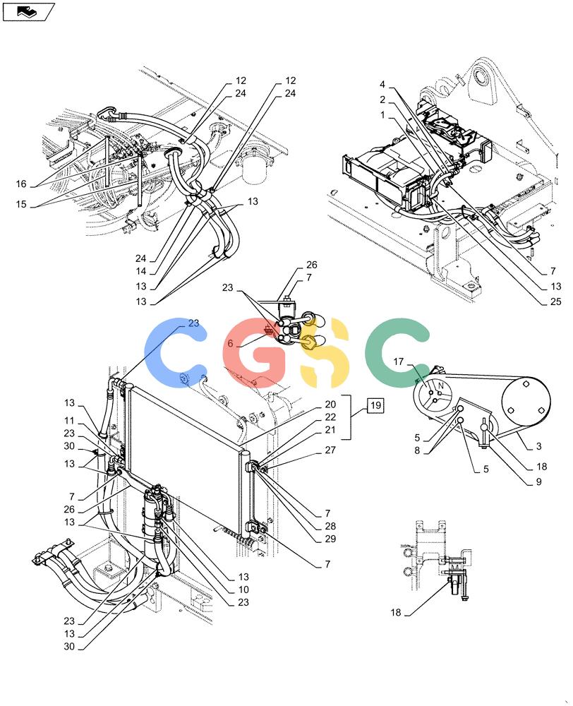 神钢零件查询(ED160 BLADE) - HYDRAULIC EXCAVATOR - ASN LH02-01501 (9/12-12/13) (50.200.BY[02]) - AIR CONDITIONER Kobelco