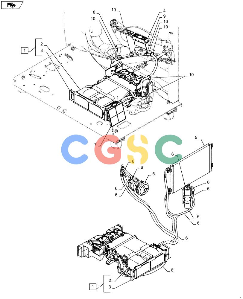 神钢零件查询(ED160 BLADE) - HYDRAULIC EXCAVATOR - ASN LH02-01501 (9/12-12/13) (50.200.BY[03]) - AIR CONDITIONER Kobelco