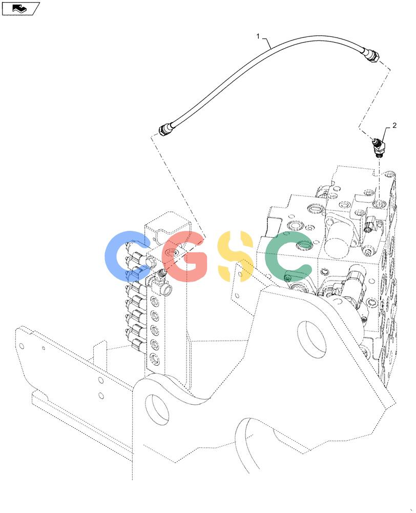 神钢零件查询(ED160 BLADE) - HYDRAULIC EXCAVATOR - ASN LH02-01501 (9/12-12/13) (35.357.AR[01]) - SOLENOID VALVE, ASSY, HYD. LINE (NIBBLER & BREAKER) Kobelco