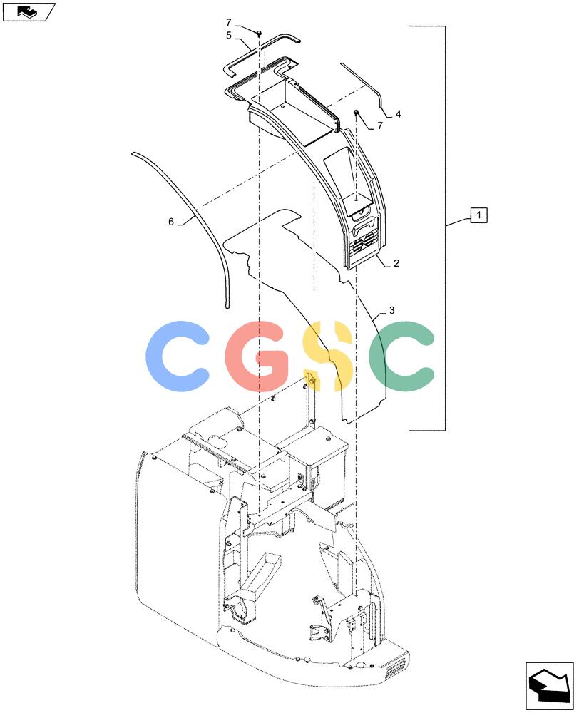 神钢零件查询(ED160 BLADE) - HYDRAULIC EXCAVATOR - ASN LH02-01501 (9/12-12/13) (90.105.BH[13]) - GUARD Kobelco