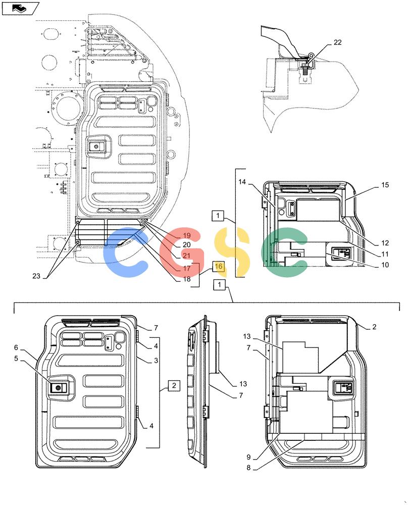 神钢零件查询(ED160 BLADE) - HYDRAULIC EXCAVATOR - ASN LH02-01501 (9/12-12/13) (90.105.BH[06]) - GUARD Kobelco