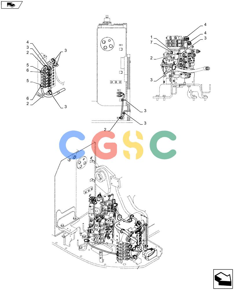 神钢零件查询(ED160 BLADE) - HYDRAULIC EXCAVATOR - ASN LH02-01501 (9/12-12/13) (55.100.DP[03]) - HARNESS, ASSY, UPPER Kobelco