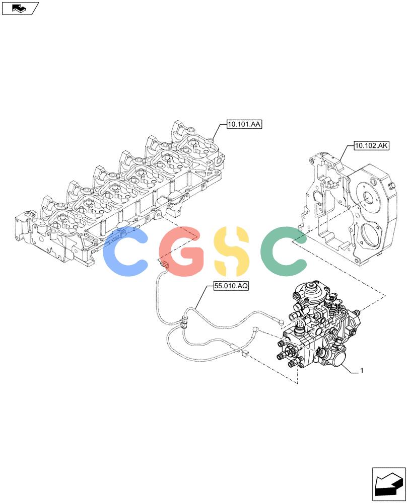 神钢零件查询(F4GE9684G J601) - ENGINE - 504375341 - 84250441 (7/13-) (10.218.AQ) - FUEL INJECTION PUMP Kobelco