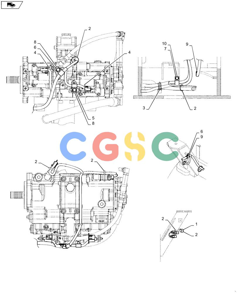 神钢零件查询(ED160 BLADE) - HYDRAULIC EXCAVATOR - ASN LH02-01501 (9/12-12/13) (55.100.DP[05]) - HARNESS, ASSY, UPPER Kobelco