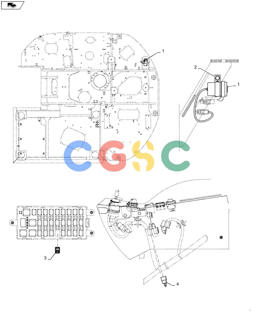 神钢零件查询(ED160 BLADE) - HYDRAULIC EXCAVATOR - ASN LH02-01501 (9/12-12/13) (55.408.BE) - ALARM, ASSY Kobelco