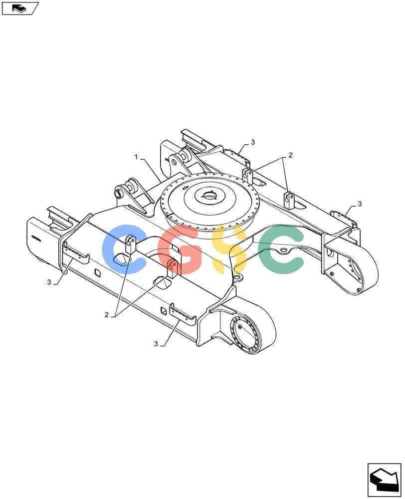神钢零件查询(ED160 BLADE) - HYDRAULIC EXCAVATOR - ASN LH02-01501 (9/12-12/13) (39.100.AB[01]) - FRAME, ASSY, LOWER (DOZER) Kobelco