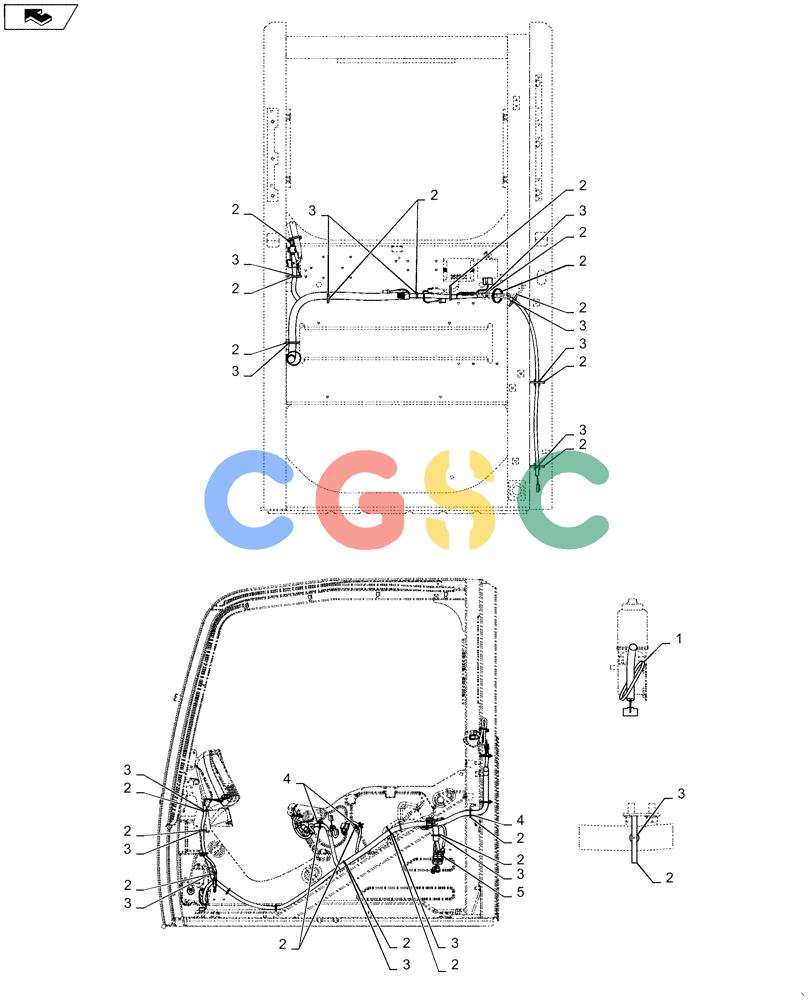 神钢零件查询(ED160 BLADE) - HYDRAULIC EXCAVATOR - ASN LH02-01501 (9/12-12/13) (55.100.DP[13]) - HARNESS, ASSY, CAB Kobelco