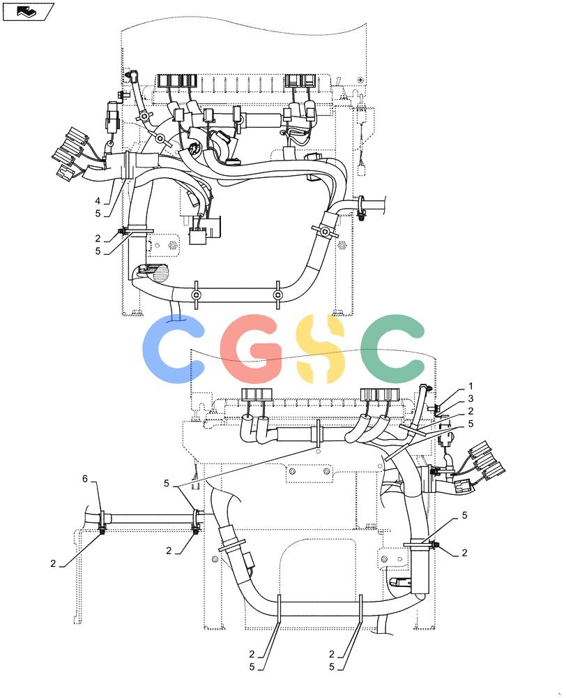 神钢零件查询(ED160 BLADE) - HYDRAULIC EXCAVATOR - ASN LH02-01501 (9/12-12/13) (55.100.DP[15]) - HARNESS, ASSY, FLOOR Kobelco