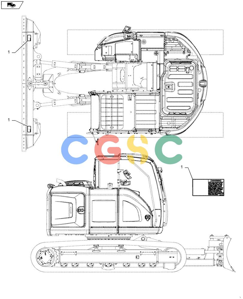 神钢零件查询(ED160 BLADE) - HYDRAULIC EXCAVATOR - ASN LH02-01501 (9/12-12/13) (90.108.AC[04]) - NAMEPLATE Kobelco