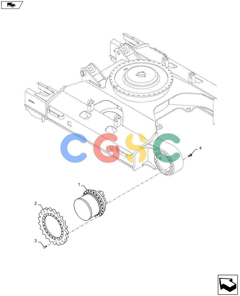 神钢零件查询(ED160 BLADE) - HYDRAULIC EXCAVATOR - ASN LH02-01501 (9/12-12/13) (35.353.AD[01]) - TRAVEL MOTOR & REDUCTION GEAR Kobelco