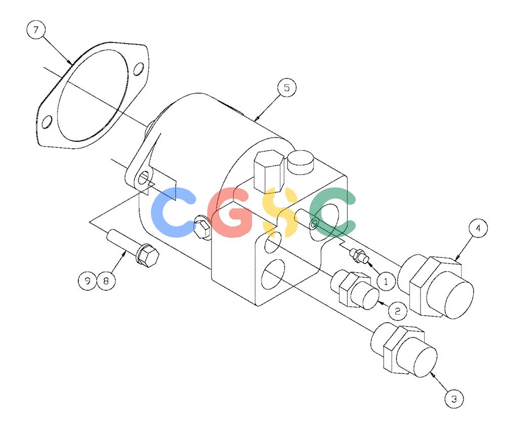 凯斯零件查询(FLX3330B) - FLOATER (12/99-9/02) (06-008) - HYDRAULIC PUMP GROUP (FLX3300B CASE ENGINE) Case Agriculture