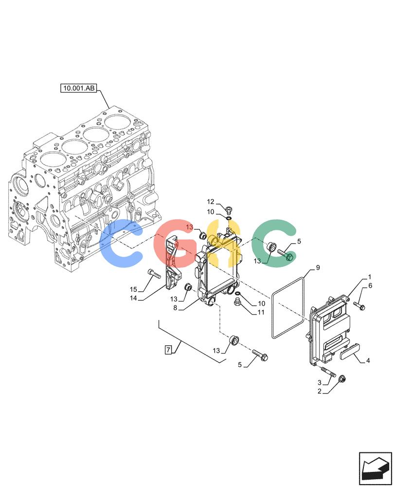 神钢零件查询(F4HFE413P A001) - ENGINE - 5801655811 - 47426272 (11/13-) (55.015.AA) - ENGINE, CONTROL UNIT Kobelco