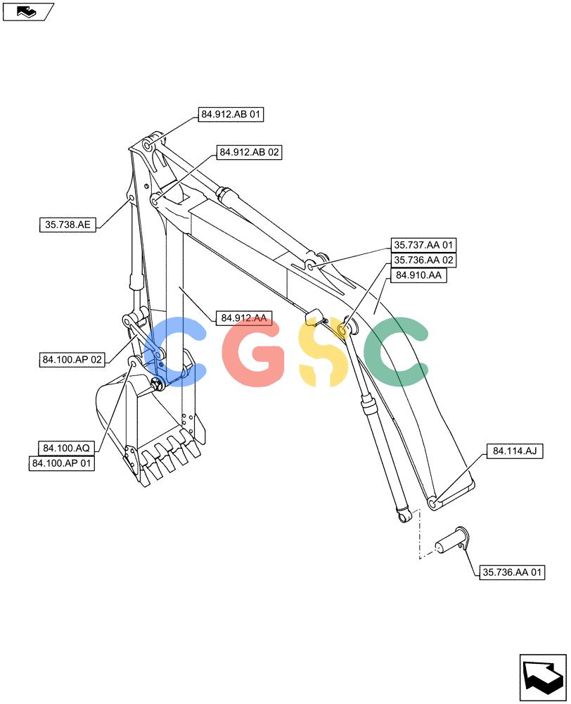 神钢零件查询(ED160 BLADE) - HYDRAULIC EXCAVATOR - ASN LH02-01501 (9/12-12/13) (84.000.00) - PICTORIAL INDEX - FRAME Kobelco