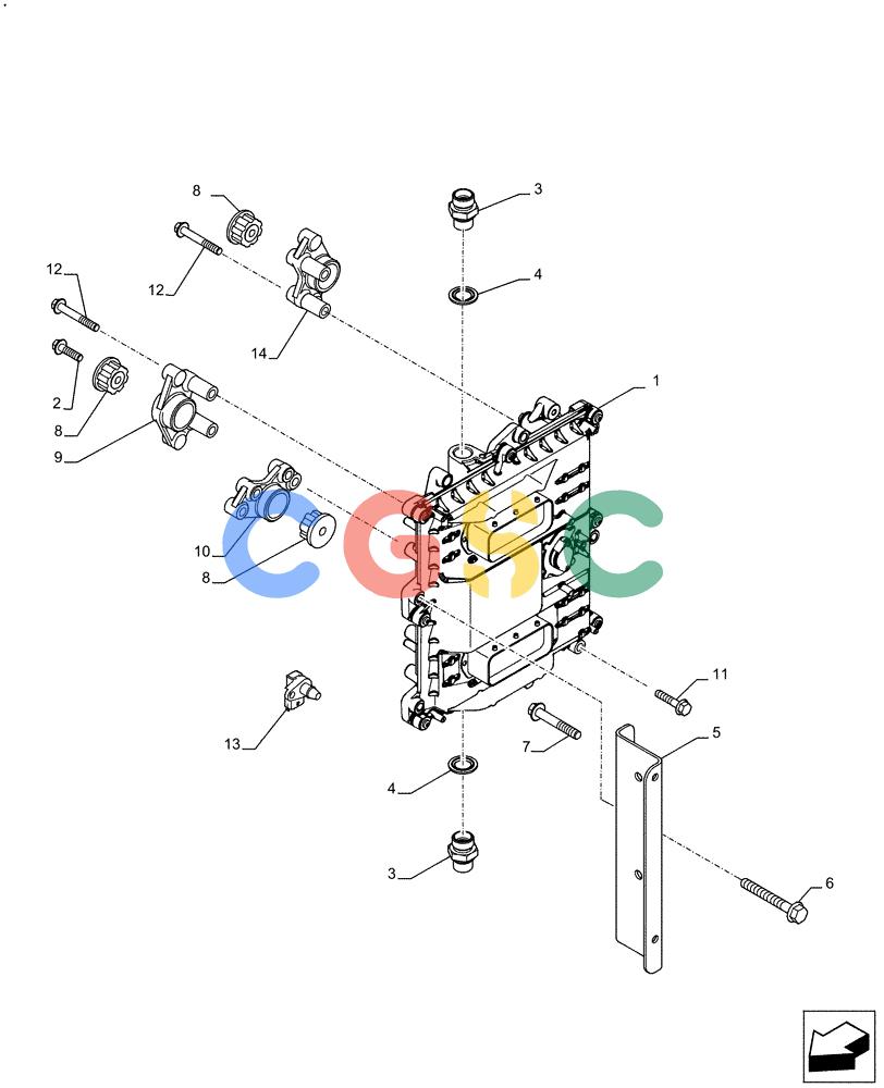 神钢零件查询(F4HFE613C B004) - ENGINE - 5801761363 - 47550882 (10/15-) (55.015.AA) - ENGINE, ELECTRONIC CONTROL UNIT Kobelco