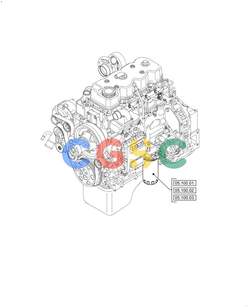 神钢零件查询(F4HFE413E A002) - ENGINE 5801688466 - 84573058 - TIER 4A (4/14-) (00.000.05) - PICTORIAL INDEX - MACHINE COMPLETION AND EQUIPMENT Kobelco