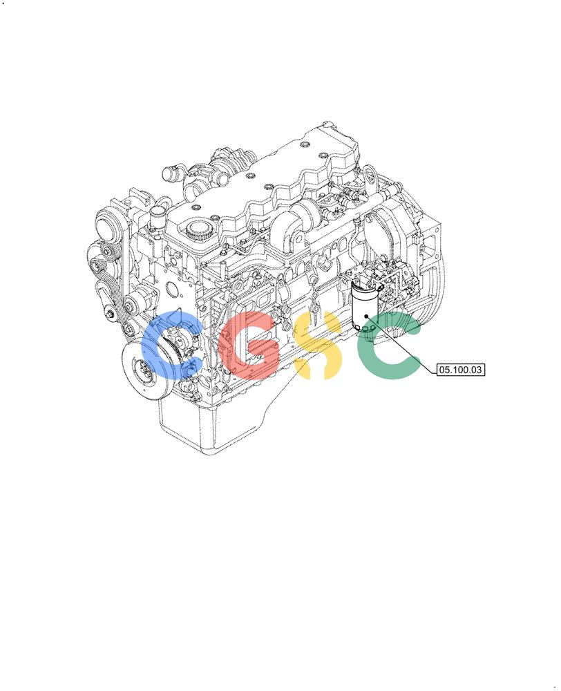 神钢零件查询(F4HFE613H B003) - ENGINE 5801731919 - 47519637 (2/14-) (05.000.00) - SECTION INDEX Kobelco