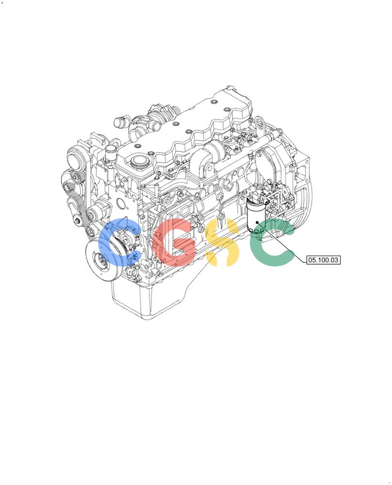 神钢零件查询(F4HFE613J B005) - ENGINE 5801731936 - 47519631 (2/14-) (05.000.00) - SECTION INDEX Kobelco