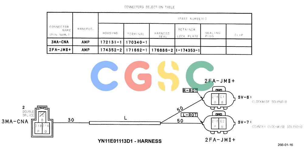神钢零件查询(ED190LC-6E) - BLADE RUNNER EXCAVATOR/DOZER BTW YL03U0136 - YL03U0292 (1/05-12/06) (01-077[05]) - HARNESS ASSEMBLY (HAND CONTROL) Kobelco
