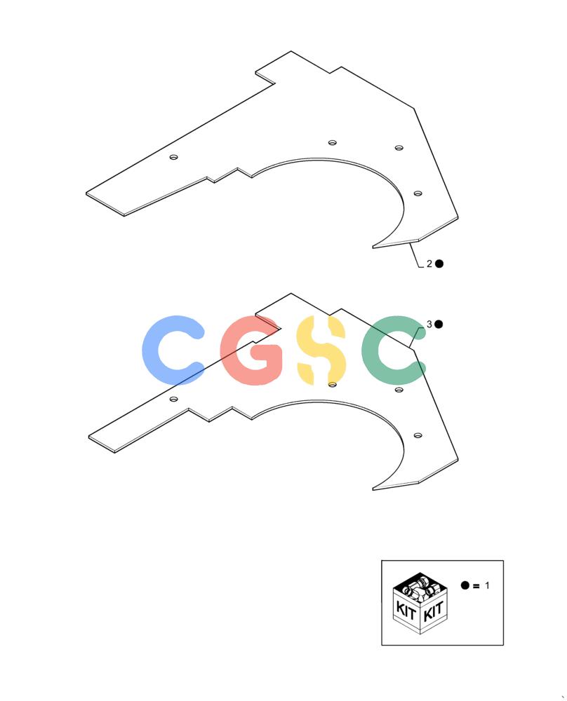 凯斯零件查询(3503) - CONCORD AIR SYSTEM (1/96-12/00) (F11) - KIT SEAL Case Agriculture