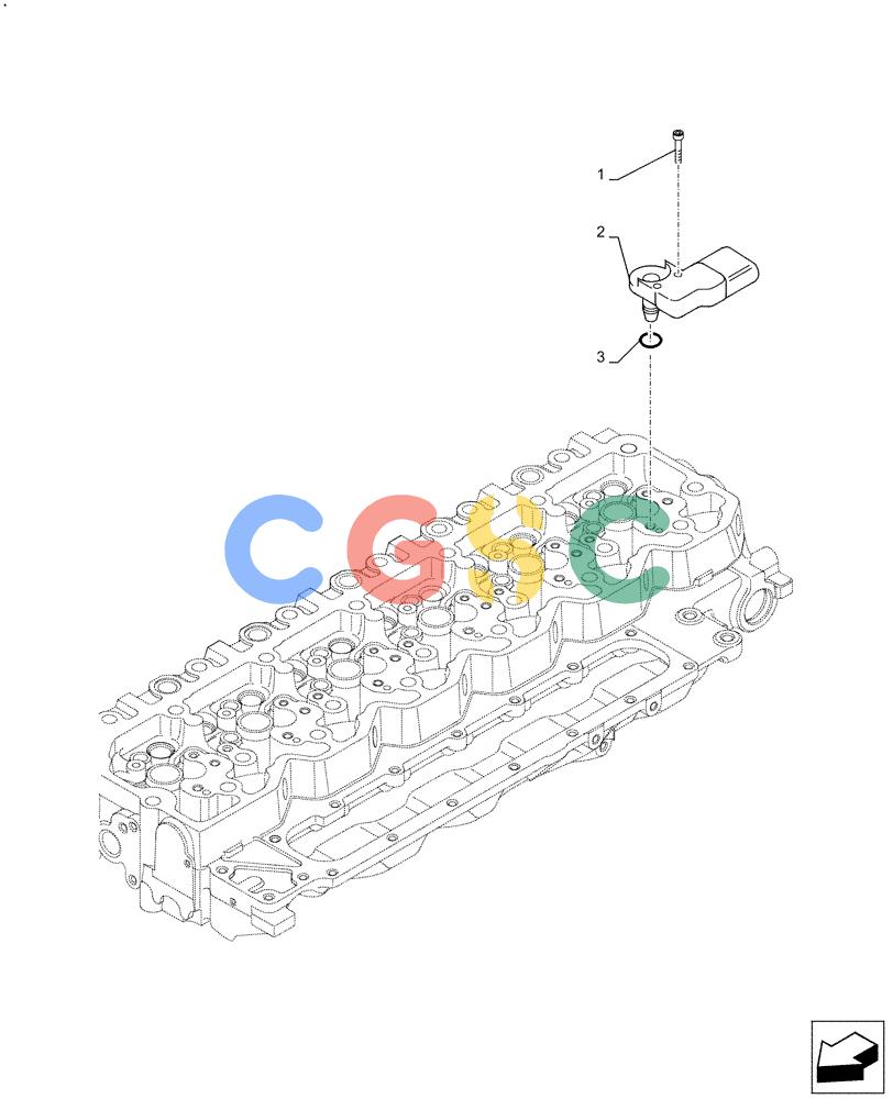 神钢零件查询(F4HFE613T B005) - ENGINE 5801751522 - 47538793 - TIER 4B (1/14-) (55.014.AD) - ENGINE, SENSOR Kobelco