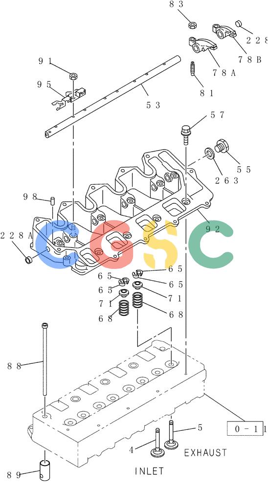 纽荷兰零件查询(E80BMSR) - CRAWLER EXCAVATOR ASN LF05-04001 - (N8TA18060) (B118M-14A[1]) - CAMSHAFT, PISTION AND FLYWHEEL New Holland Constructuion