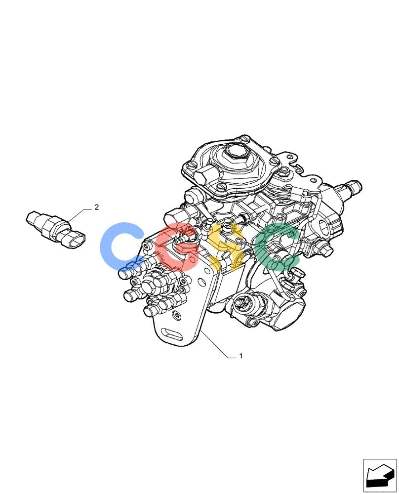 神钢零件查询(F4GE9684E J615) - ENGINE 5801763602 - 47613194 (8/14-) (10.218.AR[01]) - INJECTION PUMP DRIVE Kobelco