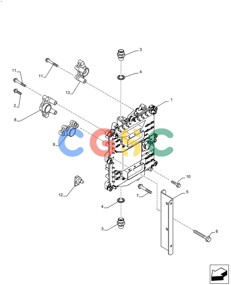 神钢零件查询(F4HFE6133 B003) - ENGINE 5801843802 - 47637346 TIER4 B (1/13-) (55.015.AA) - ENGINE CONTROL UNIT (ECU) Kobelco