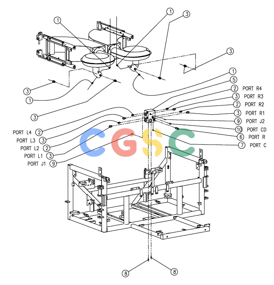 凯斯零件查询(FLX810) - FLEX-AIR APPLICATOR (10/03-8/09) (01-024) - FAN LOOP HYDRAULIC GROUP Case Agriculture