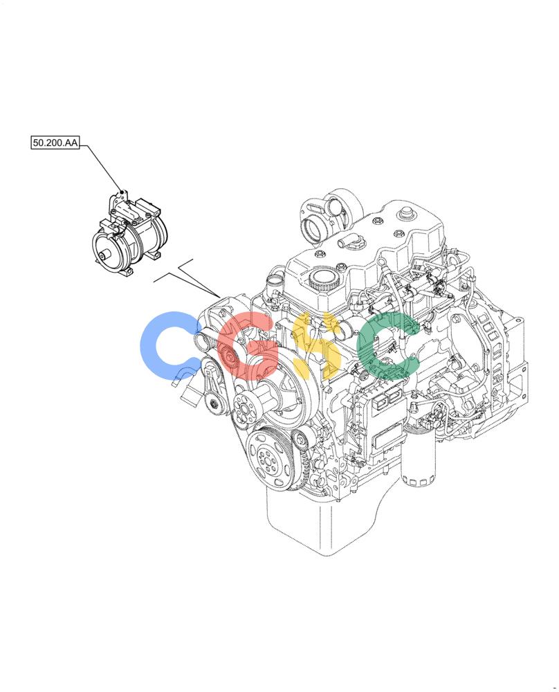 神钢零件查询(F4HFE413H B004) - ENGINE 5801862203 - 47574133 TIER4 B (1/14-) (50.000.00) - SECTION INDEX - CAB CLIMATE CONTROL Kobelco