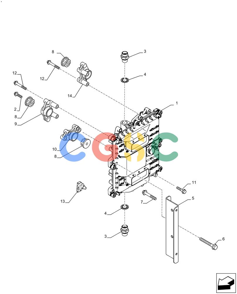 神钢零件查询(F4HFE413H B004) - ENGINE 5801862203 - 47574133 TIER4 B (1/14-) (55.015.AA) - ENGINE, ELECTRONIC CONTROL UNIT Kobelco