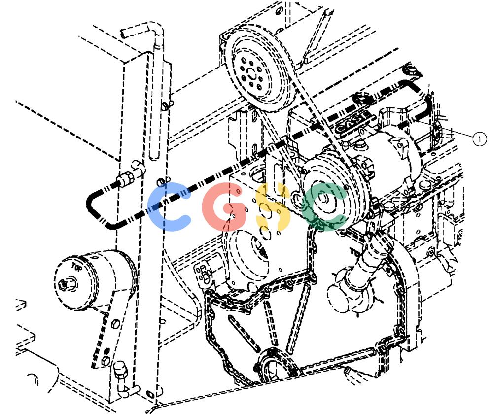 凯斯零件查询(FLX3510) - FLOATER (8/04-8/06) (02-023) - PRESSURE SWITCH GROUP, A/C Case Agriculture