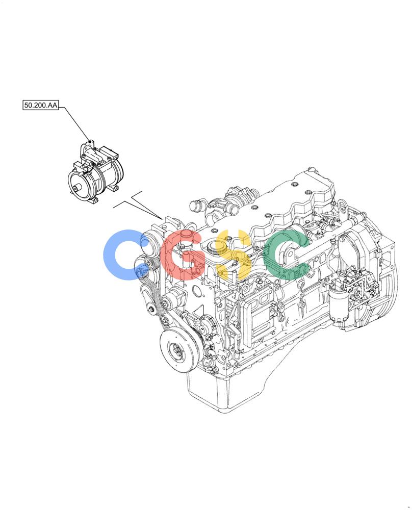 神钢零件查询(F4HFE613G B004) - ENGINE 5801862194 - 47587184 TIER4 B (9/15-) (50.000.00) - SECTION INDEX - CAB CLIMATE CONTROL Kobelco