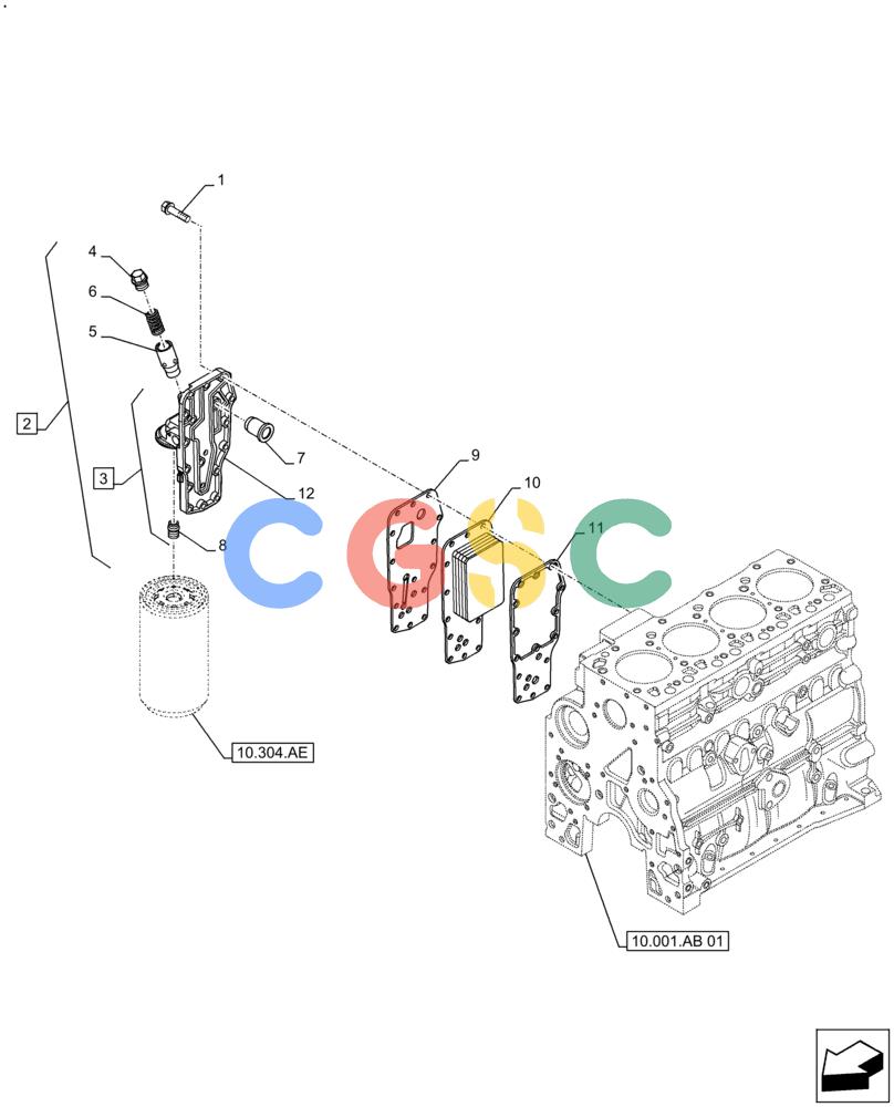 神钢零件查询(F4GE9484A J613) - ENGINE 5801920069 - 47681264 (1/14-12/14) (10.408.AC) - ENGINE, HEAT EXCHANGER Kobelco