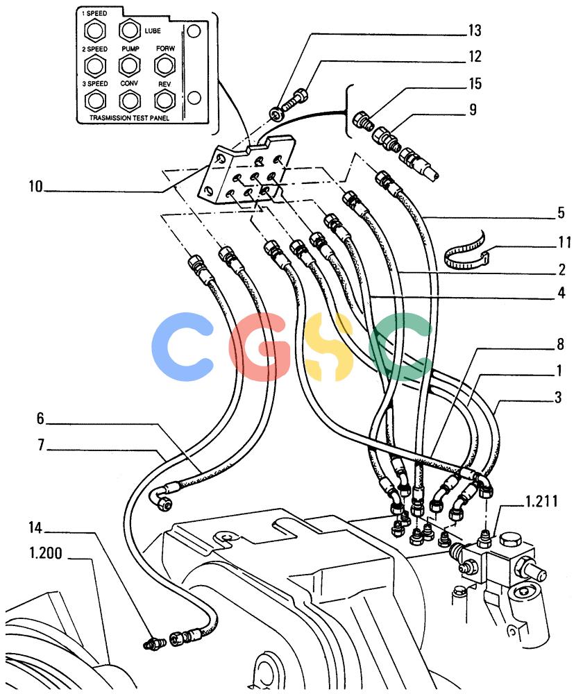 纽荷兰零件查询(FD255) - CRAWLER DOZER (N.A. VERSION) (7/95-) (9.756[01]) - DIAGNOSTIC SYSTEM - OPTIONAL CODE 76026653 New Holland Constructuion