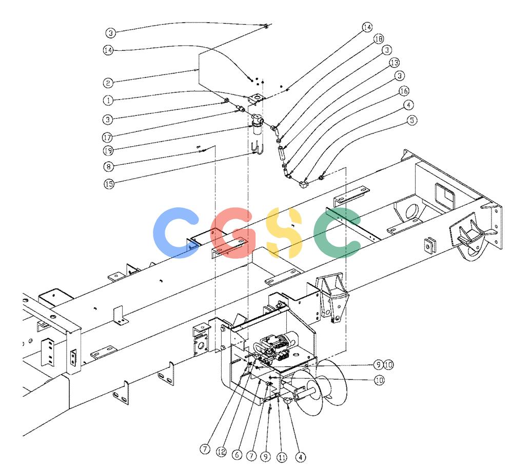 凯斯零件查询(810) - FLEX-AIR APPLICATOR - 2009 (9/09-12/11) (12-009) - PRESSURE WASHER PLUMBING GROUP Case Agriculture