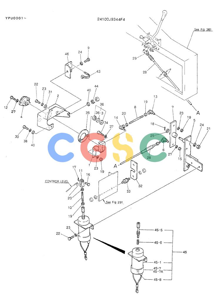 神钢零件查询(K905LC) - MARK II EXCAVATOR ASN YPU00001 (1/87-12/03) (05-008) - CONTROL ASSY, ENGINE Kobelco