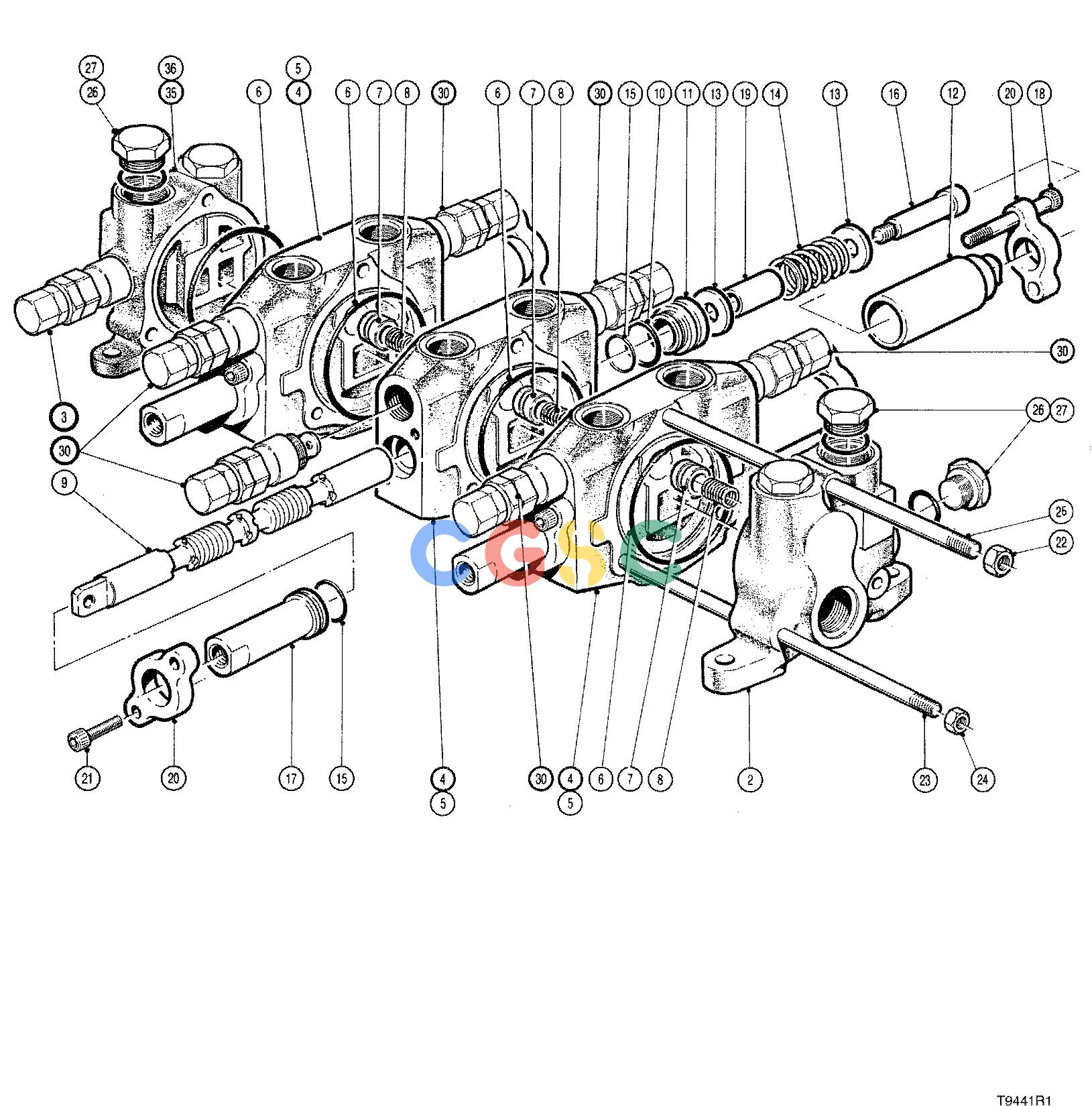 约翰迪尔零件查询LB2800 - ATTACHMENTS VALVE CONTROL 20`` HEAD ( 62001 - ) 2481-021/10 [2481-021/10]EPC John Deere online