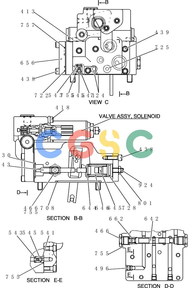 神钢零件查询(200-8) - EXCAVATOR S/N YN11-45001 - (1/06-12/09) (HC410-01-2[2]) - REGULATOR ASSY Kobelco